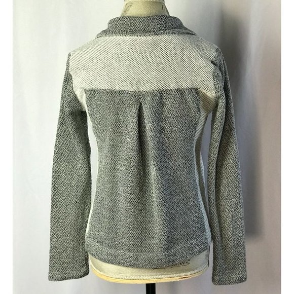 Anthropologie Monday Tuesday Gray Knit Coat Size XS - Picture 6 of 11